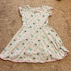 Disney Jumping Beans gray and pink mini mouse dress